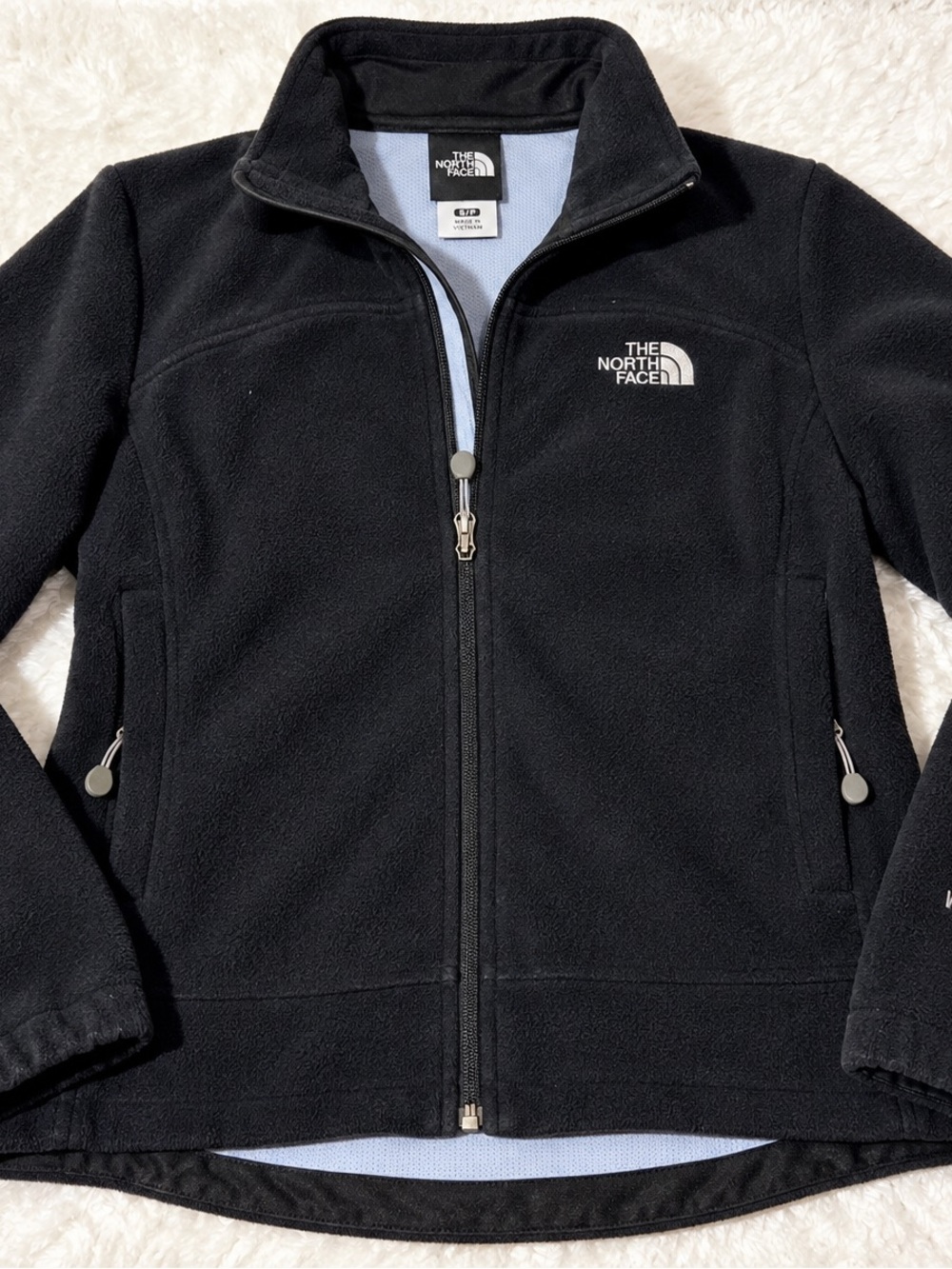 The North Face Black Kids Full-Zip Fleece Jacket